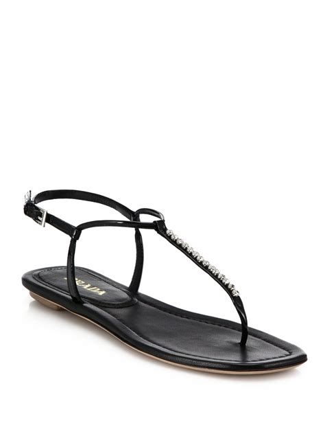 prada flat sandals uk|prada women's high heeled sandals.